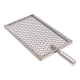 Grelha Moeda Inox Para Grill Churrasqueira Curto 46cm