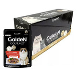 Caixa 20un Sache Golden Gato Castrado Sabor Carne 70g