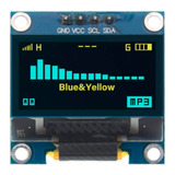 15 X Displays Oled 128x64 0.96 Gráfico Arduino Azul Amarelo