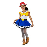 Vestido Caipira Fantasia Country Jessie Infantil 