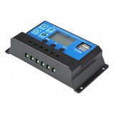 Controlador De Carga Solar Pwm Inteligente 30a 12v/24v