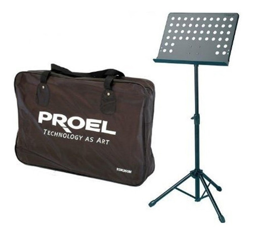 Atril Para Partitura Proel Rsm360 Con Maletin Y Envio Full !