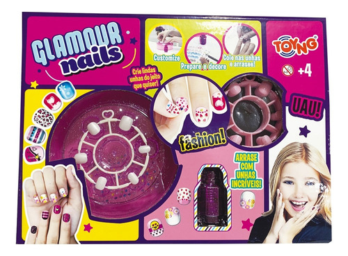 Kit Manicure Infantil Toyng Glamour Nails 