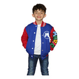 Chaquetas Béisbol Mario Bros Lugi Bowser Chamarra Para Niños