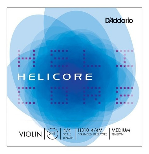 Encordado Violín 4/4 Daddario Helicore H3104/4m Tensión Med