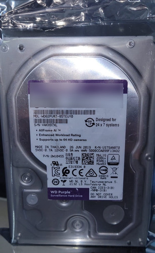 Disco Duro 8tb Western Digital Purple Wd82 New Pull