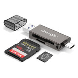 Lector De Tarjetas Micro Sd Usb C Usb3.0, Lector De Tarjetas