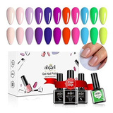 Esmalte - Kit De Esmalte De Uñas De Gel Ab, Juego De Esmalte