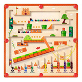 Labirinto Aventuras Pixel Videogame Madeira Magnético Kids