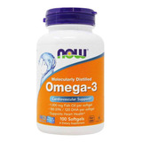 Omega 3 1000mg 100 Softgels (fish Oil) - Now Foods Importado