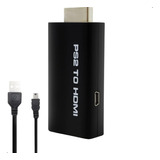 Adaptador Conversor Ps2 Audio Vídeo Av Para Cabo Hdmi 