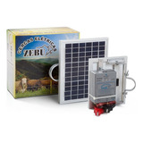 Kit Cerca Eletrica Solar Eletrificador Placa 35km Zebu Zs20