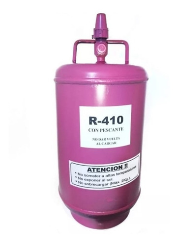 Garrafa De Gas Refrigerante R410 Recargable De 4 Kg