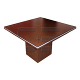 Mesa Sola De Comedor Moderna Rectangular Tr 120x120