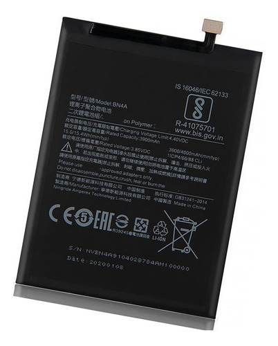 Battr.ia Compatível Redmi Note 7 M1901f7g Premium + Test