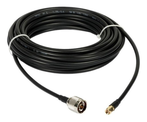 Cable Coaxial Rg58 10metros Ponchado Celufijos,modem,plantas