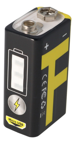 Pila Bateria Trustfire 9v Cuadrada L-ion Cubo 6lr61 650mah