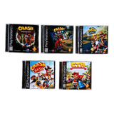 Coleção Completa Do Jogo Crash Bandicoot Para Playstation 1