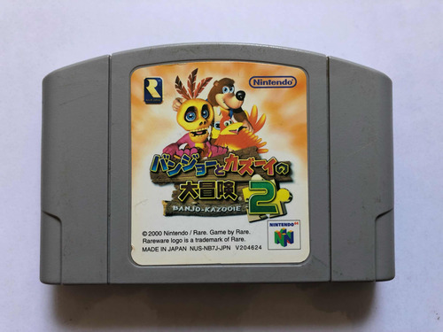 Banjo Kazooie 2  Jogo Original Japones Nintendo 64