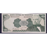 Venezuela Billete De 20 Bolívares Unc