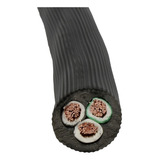 Cable Uso Rudo Sjt 3 Polos Calibre 10 Negro Indiana 1metro