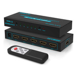 Sgeyr 4k 60hz 5x1 Hdmi Switch Hdmi Selector Switch 5 Puertos