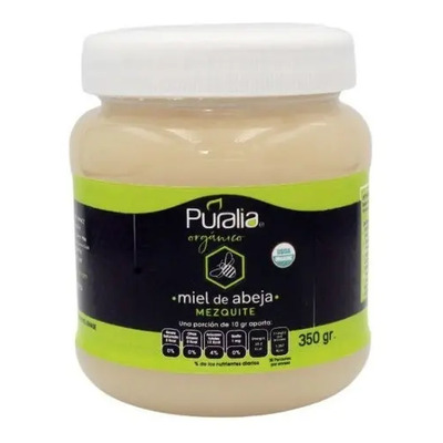 Miel Orgánica Puralia Mezquite Tarro 350gr. | MercadoLibre