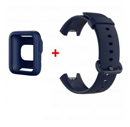 Pulseira + Case Mi Watch Lite De Silicone Diversas Cores