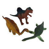 Dinosaurios Set X 3  Variados Chicos Juguete Usados