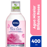 Nivea Agua Micelar Bifásica Rose Care 400 Ml