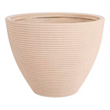 Vaso De Polietileno Cone Baixo Riscato N 36 Vasap Cor Areia