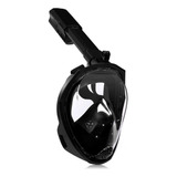 Mascara Snorkel Buceo Gadnic Sport Cams Antiparras Full Face Color Negro
