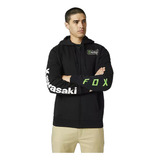 Campera Canguro Fox Kawasaki Zip Hoodie Moto Marelli ®