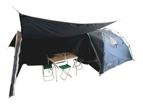 Carpa Iglu Con Comedor Semiauto Campinox Moto Tent 4 Pers