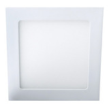 Panel Plafon Embutir Led Cuadrado 6w Luz Fria Dia Calida Color Blanco Frío