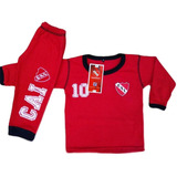 Pijama Jersey Independiente Oficial Equipo Futbol Niño 2al10