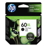 Cartucho De Tinta Hp 60 Xl Preto (cc641wb ) Novo D5560