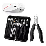 Kit Alicate Inox Desencravar E Cortar Unhas Profissional