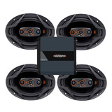 Alto Falantes 6x9 Potente 240w Rms Jbl + Módulo 800w