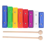 Instrumento De Percusión Educativo Colorido Con Xilófono De