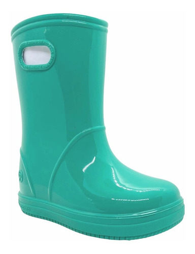 Bota Lluvia Pampero Infantil Verde-nuevo Modelo Kinder 2023