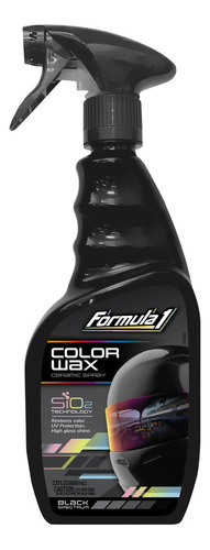 Cera Spray Ceramico Auto Negro Tecnologia Si02 Formula 1
