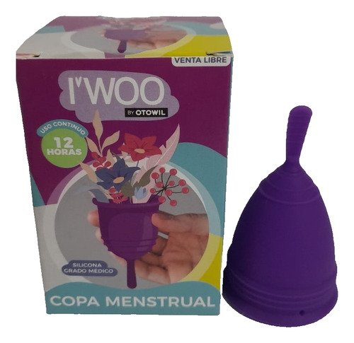 Copa Menstrual Silicona Hipoalergénica Reutilizable Talle L