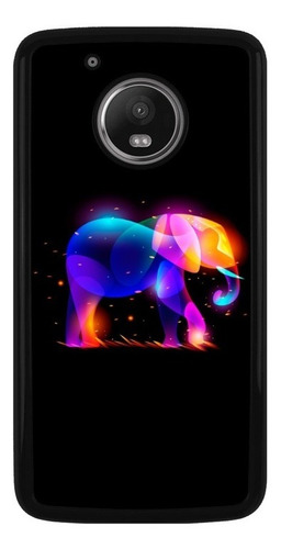 Funda Protector Para Motorola Moto Elefante Colores Moda