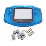 Carcasa Clear Blue De Gba Gameboy Advance Retro 