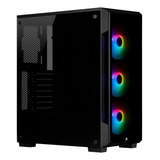 Gabinete Corsair 220t Rgb Black Vidrio Templado Icue Rgb P