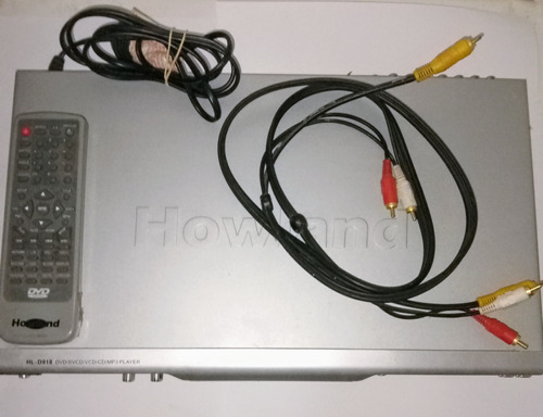 Reproductor Dvd Howland D918 Usado C/cable Y Cr Funcionando