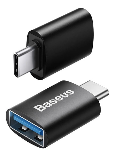 Adaptador Otg Baseus Tipo-c (macho) Para Usb 3.1 (fêmea)