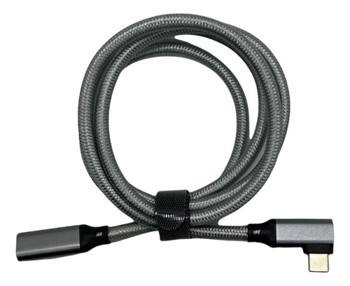 Cable Alargador Extensión Usb Tipo C Tipo C 1 M Pd 5a Nylon