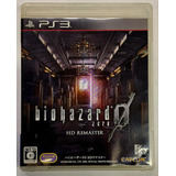Resident Evil Biohazard Zero Hd Remaster Ps3 Playstation 3